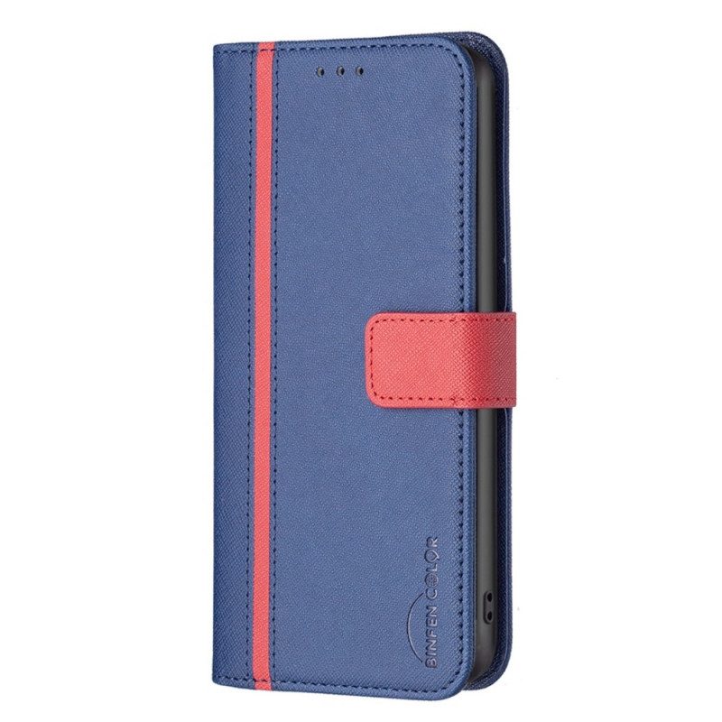 Folio Cover Oppo Find X5 Lite Ecopelle Tetxuré Binfen Color