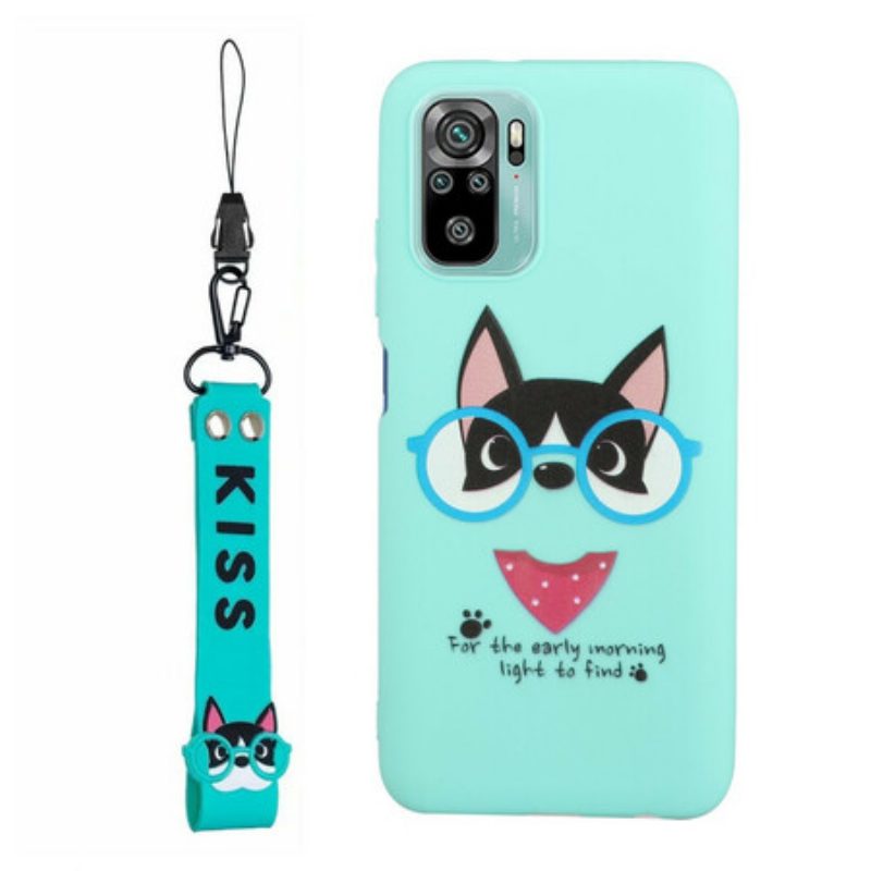 Cover Xiaomi Redmi Note 10 / 10S Cane Con Bacio Cordino