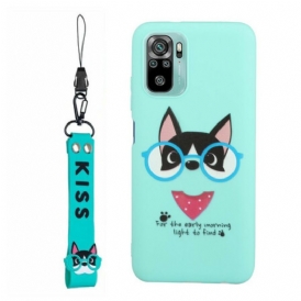 Cover Xiaomi Redmi Note 10 / 10S Cane Con Bacio Cordino