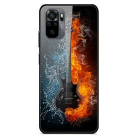 Cover Xiaomi Redmi Note 10 / 10S Chitarra In Vetro Temperato