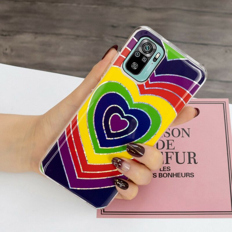 Cover Xiaomi Redmi Note 10 / 10S Cuore Psichedelico