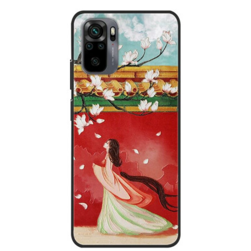 Cover Xiaomi Redmi Note 10 / 10S Donna Fiore Asiatica