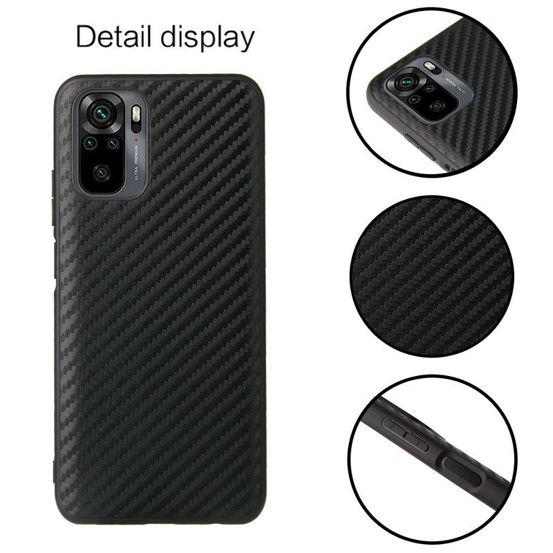 Cover Xiaomi Redmi Note 10 / 10S Fibra Di Carbonio