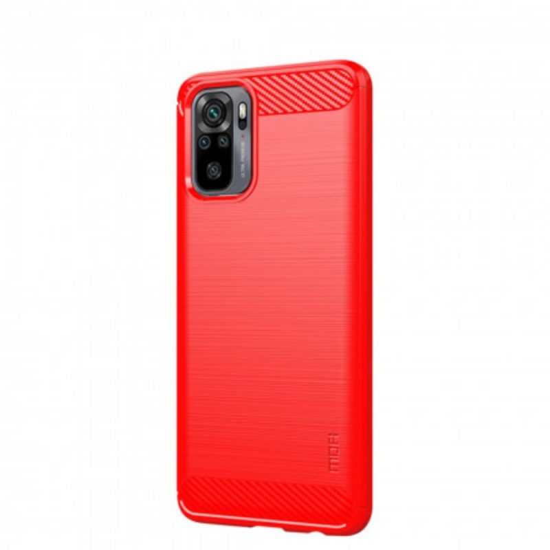 Cover Xiaomi Redmi Note 10 / 10S Fibra Di Carbonio Spazzolata Mofi