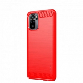 Cover Xiaomi Redmi Note 10 / 10S Fibra Di Carbonio Spazzolata Mofi