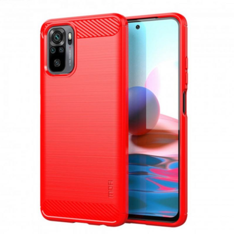 Cover Xiaomi Redmi Note 10 / 10S Fibra Di Carbonio Spazzolata Mofi