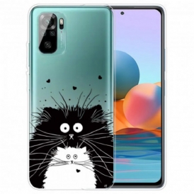 Cover Xiaomi Redmi Note 10 / 10S Guarda I Gatti