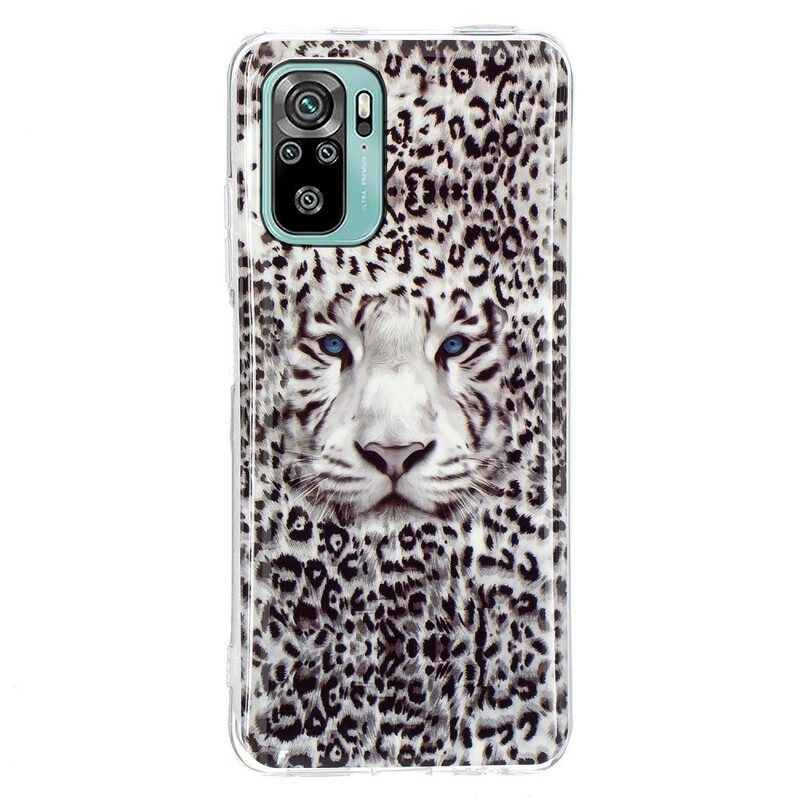 Cover Xiaomi Redmi Note 10 / 10S Leopardo Fluorescente