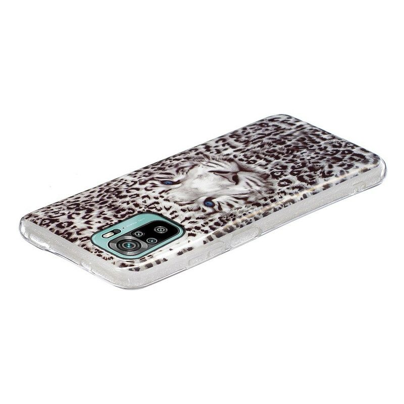 Cover Xiaomi Redmi Note 10 / 10S Leopardo Fluorescente