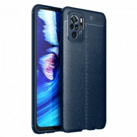 Cover Xiaomi Redmi Note 10 / 10S Linea Litchi Double Effetto Pelle