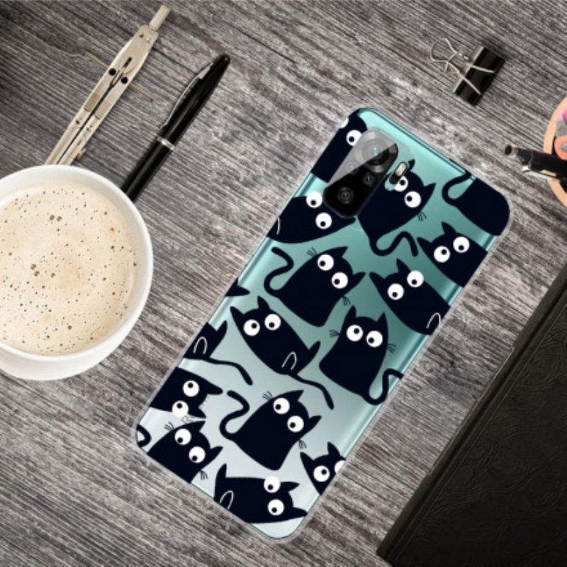 Cover Xiaomi Redmi Note 10 / 10S Più Gatti Neri