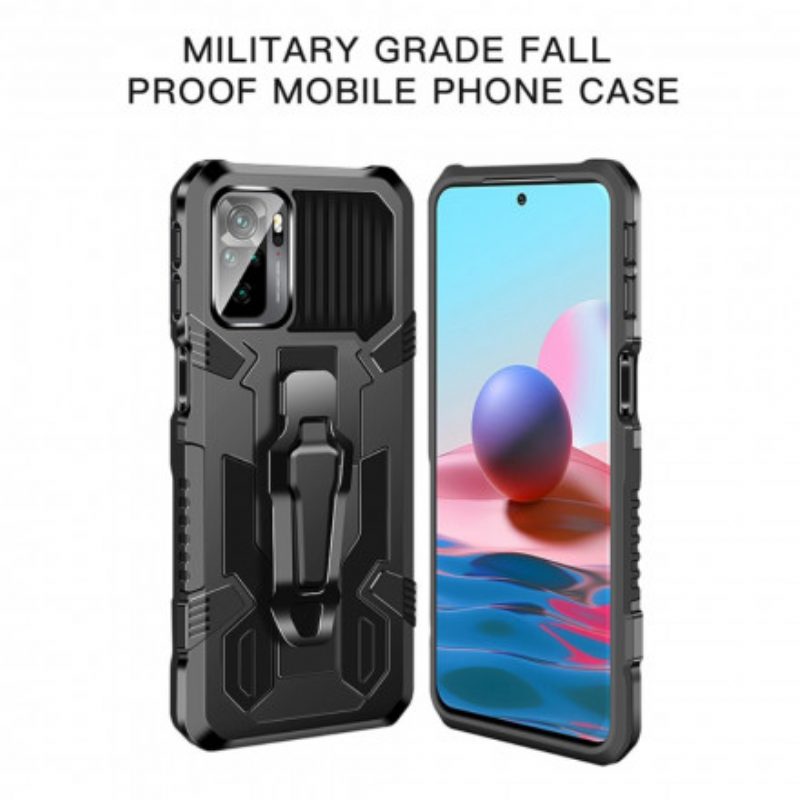 Cover Xiaomi Redmi Note 10 / 10S Robot Con Clip Da Cintura