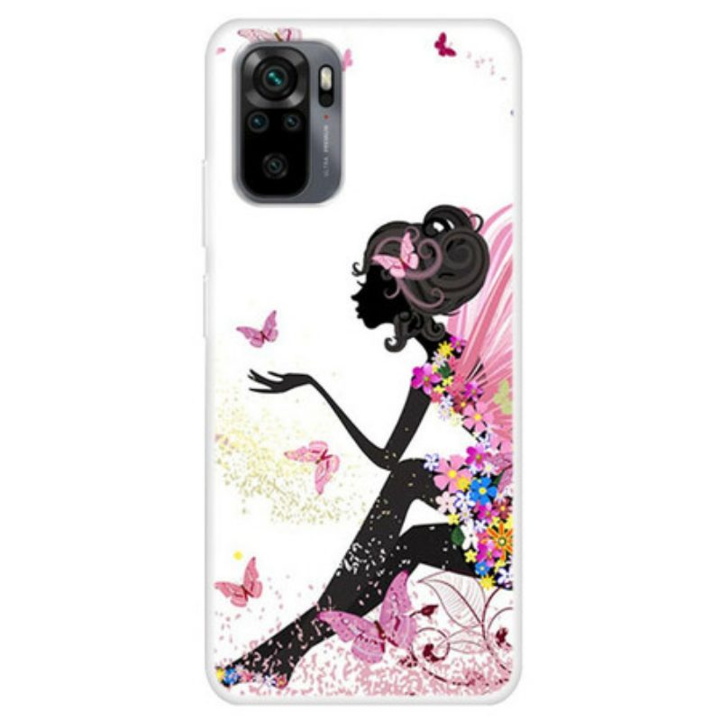 Cover Xiaomi Redmi Note 10 / 10S Signora Farfalla