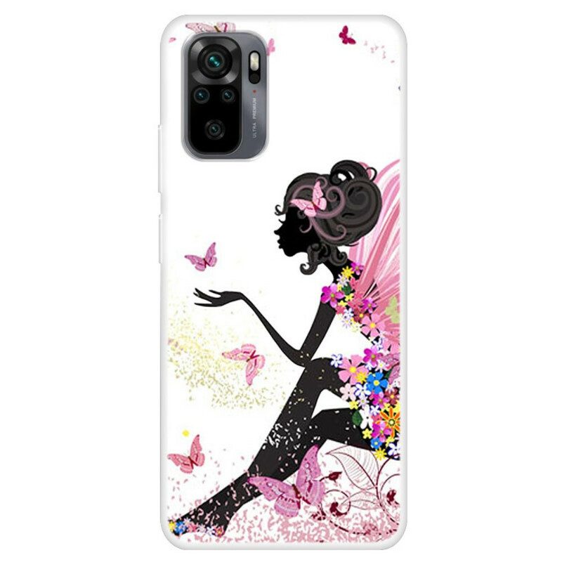 Cover Xiaomi Redmi Note 10 / 10S Signora Farfalla