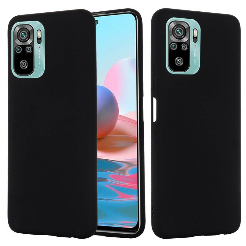 Cover Xiaomi Redmi Note 10 / 10S Silicone Liquido Con Cordino