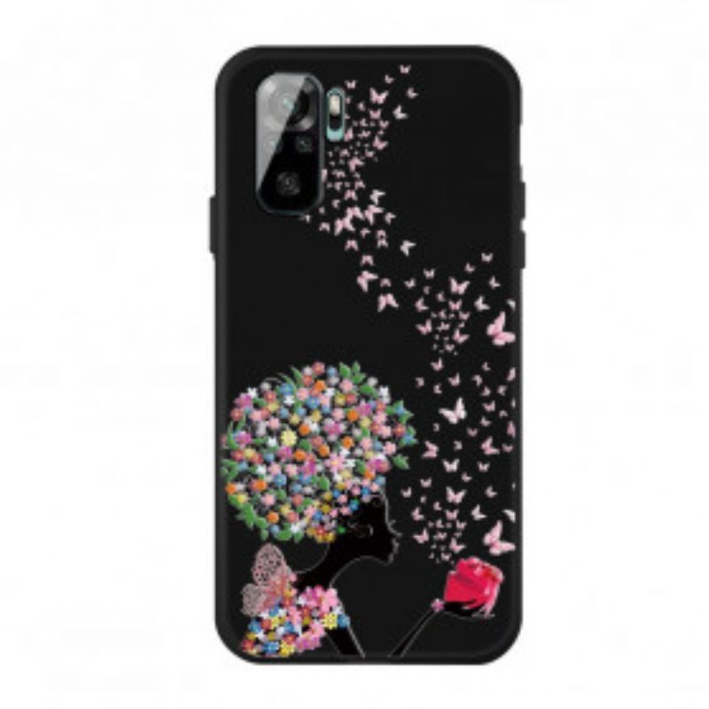 Cover Xiaomi Redmi Note 10 / 10S Testa Di Fiore Donna