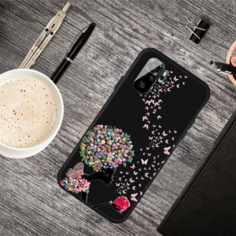 Cover Xiaomi Redmi Note 10 / 10S Testa Di Fiore Donna