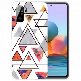 Cover Xiaomi Redmi Note 10 / 10S Triangoli Di Marmo