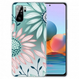 Cover Xiaomi Redmi Note 10 / 10S Un Fiore Trasparente