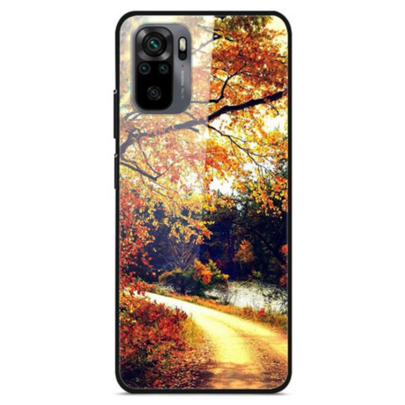 Cover Xiaomi Redmi Note 10 / 10S Vetro Temperato Foresta