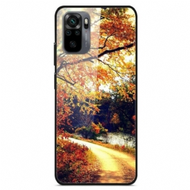 Cover Xiaomi Redmi Note 10 / 10S Vetro Temperato Foresta