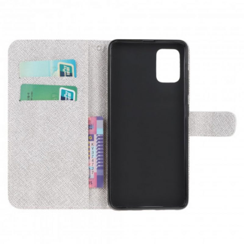 Custodia A Portafoglio Xiaomi Redmi Note 10 / 10S Farfalle Di Diamanti Strappy