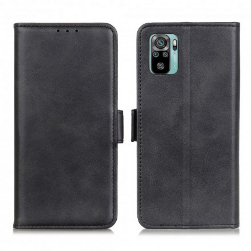 Custodia A Portafoglio Xiaomi Redmi Note 10 / 10S Folio Cover Doppio Lembo