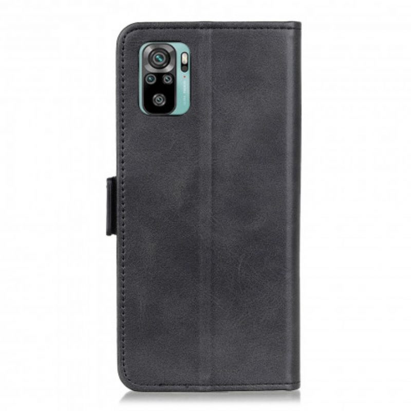 Custodia A Portafoglio Xiaomi Redmi Note 10 / 10S Folio Cover Doppio Lembo