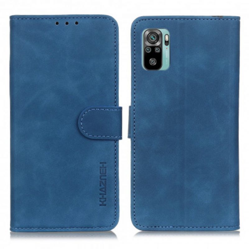 Custodia A Portafoglio Xiaomi Redmi Note 10 / 10S Khazneh Effetto Pelle Vintage