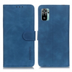 Custodia A Portafoglio Xiaomi Redmi Note 10 / 10S Khazneh Effetto Pelle Vintage