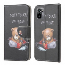Custodia A Portafoglio Xiaomi Redmi Note 10 / 10S Orso Pericoloso
