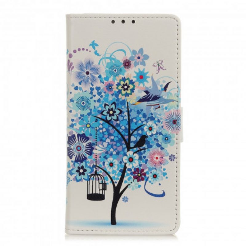 Custodia in pelle Xiaomi Redmi Note 10 / 10S Albero In Fiore