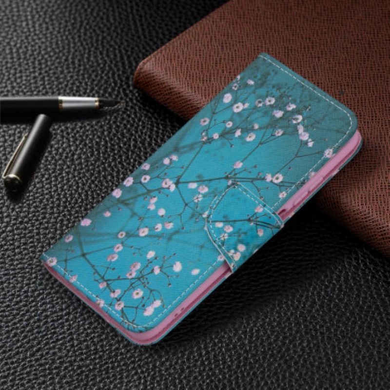 Custodia in pelle Xiaomi Redmi Note 10 / 10S Albero Fiorito