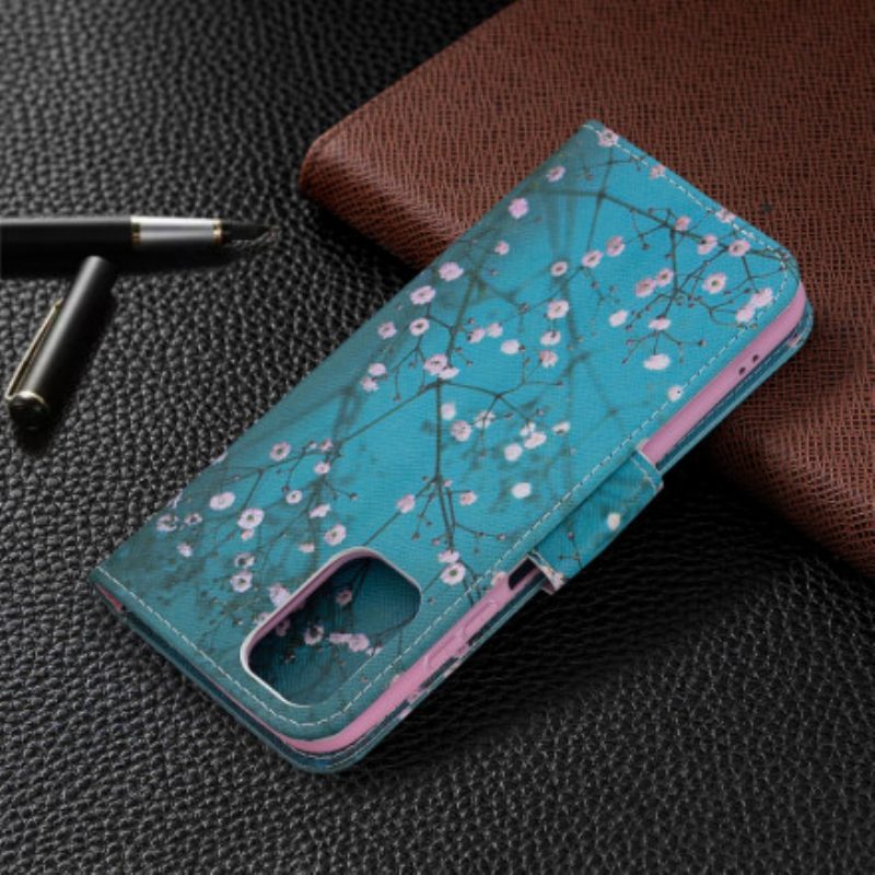 Custodia in pelle Xiaomi Redmi Note 10 / 10S Albero Fiorito