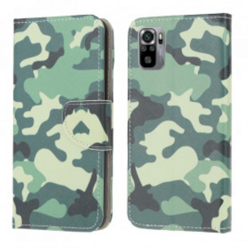 Custodia in pelle Xiaomi Redmi Note 10 / 10S Camuffare