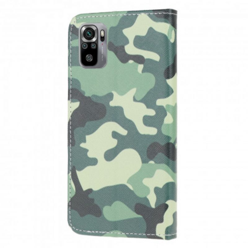 Custodia in pelle Xiaomi Redmi Note 10 / 10S Camuffare