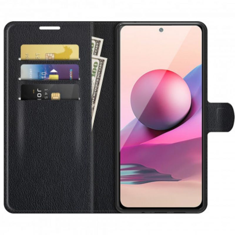 Custodia in pelle Xiaomi Redmi Note 10 / 10S Chiusura Magnetica In Pelle Stile