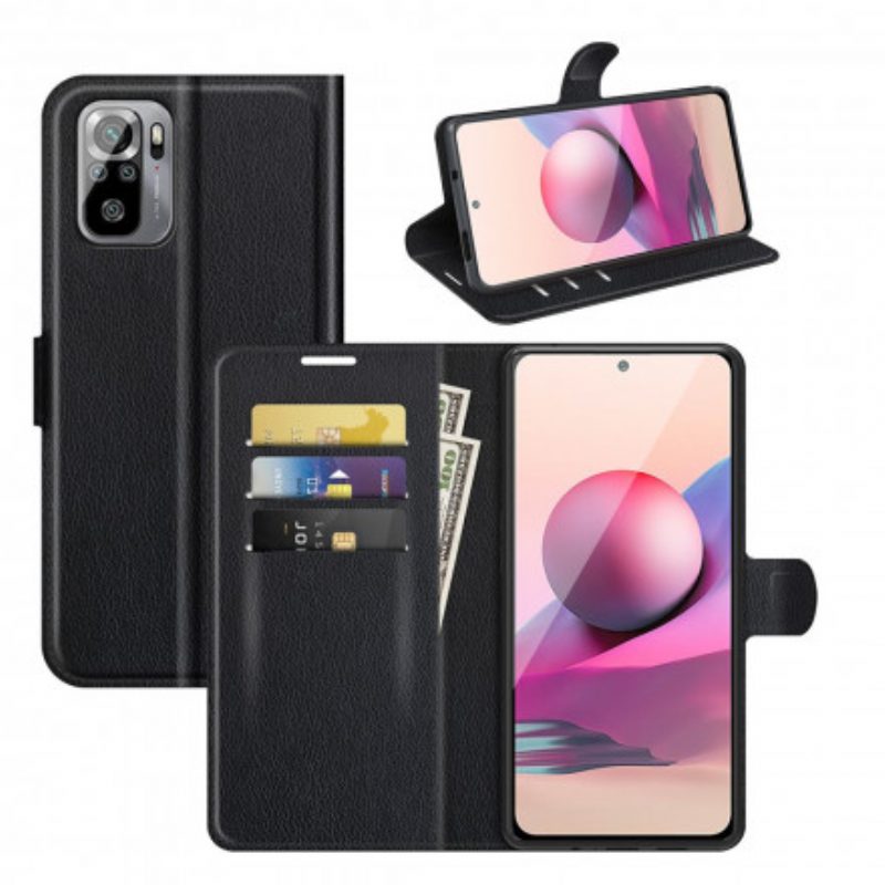 Custodia in pelle Xiaomi Redmi Note 10 / 10S Chiusura Magnetica In Pelle Stile