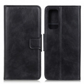 Custodia in pelle Xiaomi Redmi Note 10 / 10S Chiusura Reversibile Effetto Pelle