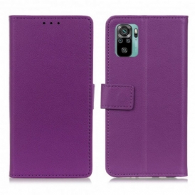 Custodia in pelle Xiaomi Redmi Note 10 / 10S Ecopelle Classica