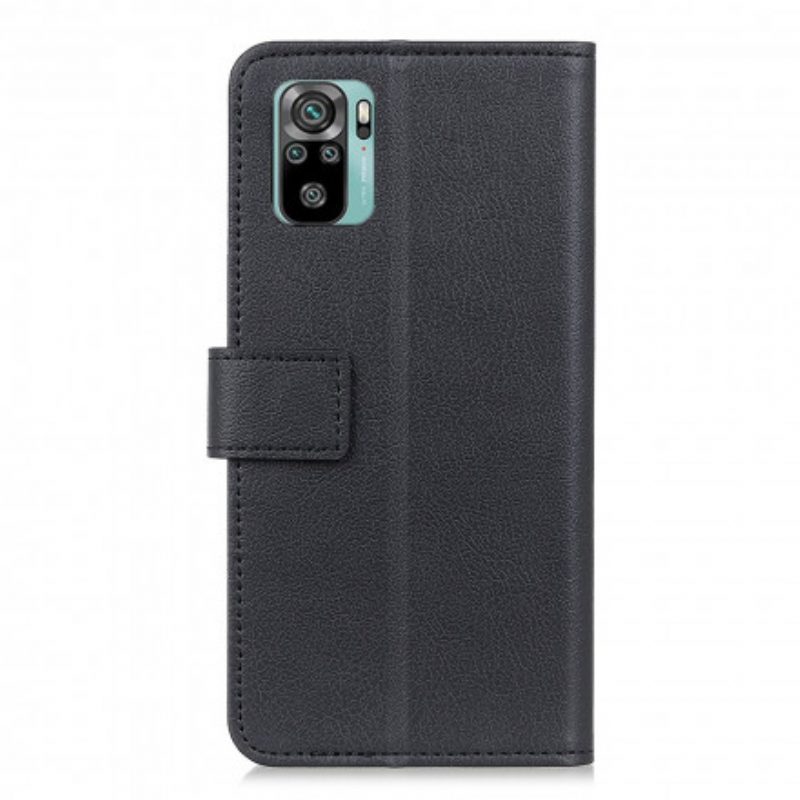 Custodia in pelle Xiaomi Redmi Note 10 / 10S Ecopelle Classica