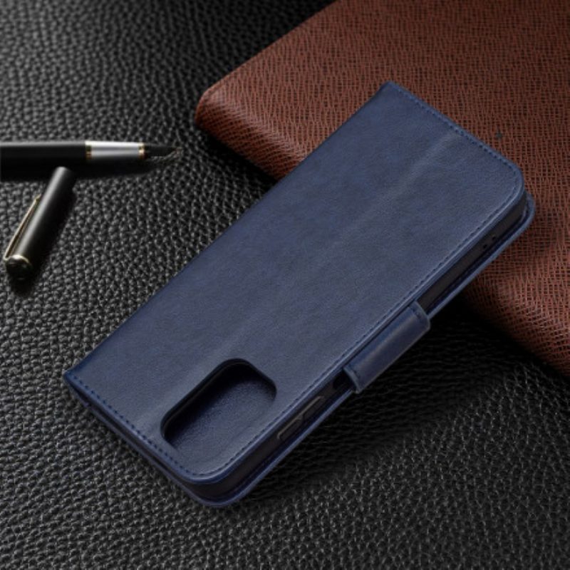 Custodia in pelle Xiaomi Redmi Note 10 / 10S Farfalle Stampate Strappy