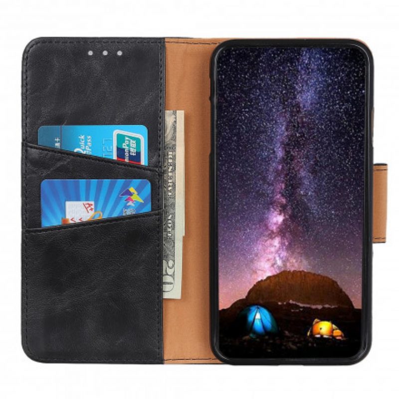 Custodia in pelle Xiaomi Redmi Note 10 / 10S Folio Cover Lembo Magnetico