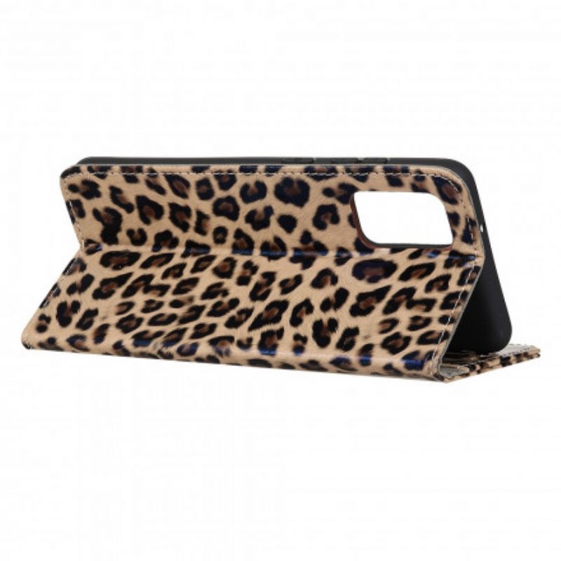 Custodia in pelle Xiaomi Redmi Note 10 / 10S Leopardo