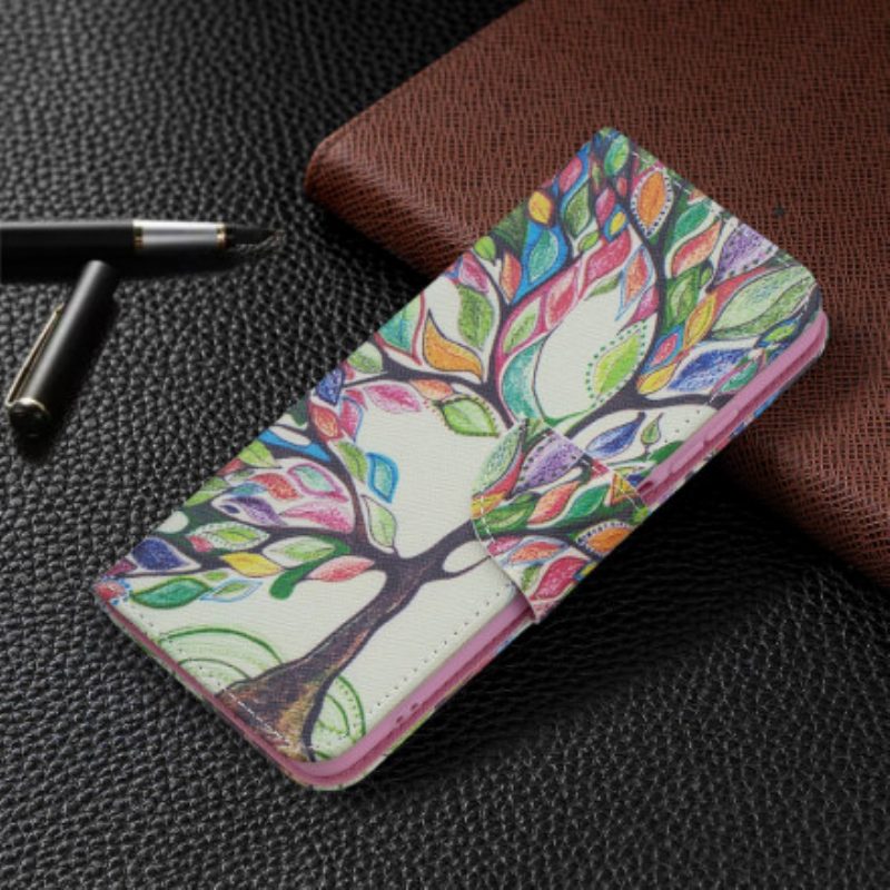 Folio Cover Xiaomi Redmi Note 10 / 10S Albero Colorato