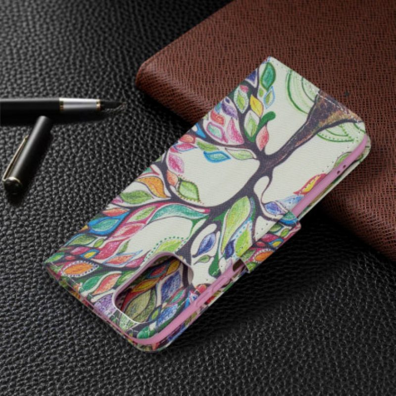 Folio Cover Xiaomi Redmi Note 10 / 10S Albero Colorato