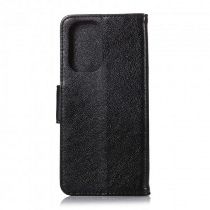 Folio Cover Xiaomi Redmi Note 10 / 10S Crosta Di Nappa