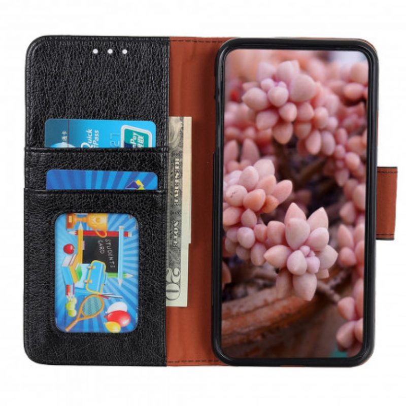 Folio Cover Xiaomi Redmi Note 10 / 10S Crosta Di Nappa