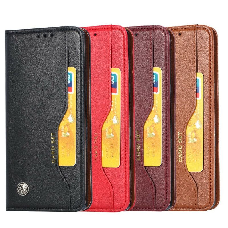 Folio Cover Xiaomi Redmi Note 10 / 10S Custodia in pelle Portacarte In Ecopelle