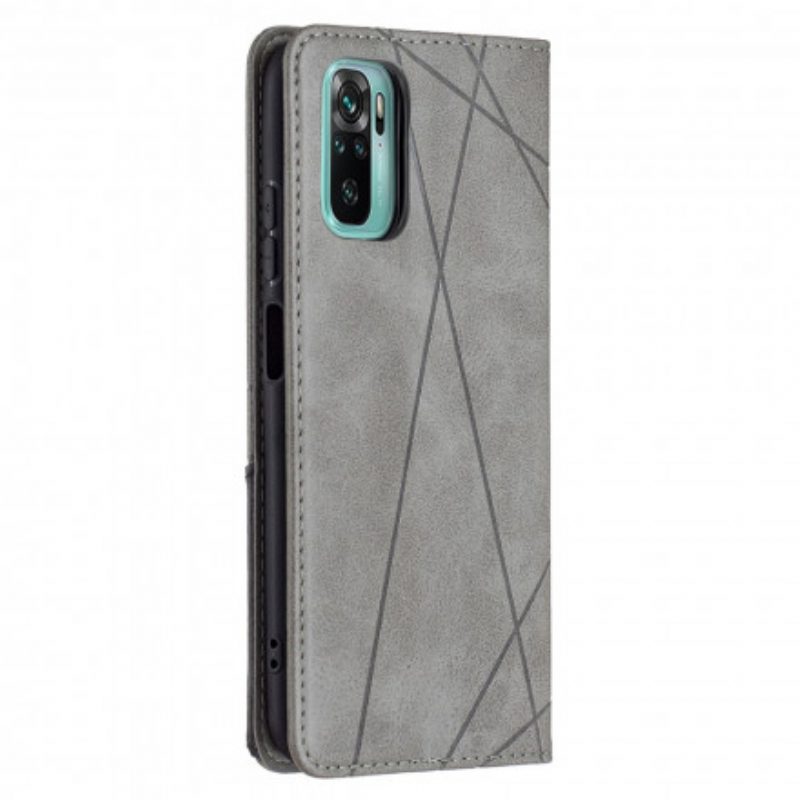 Folio Cover Xiaomi Redmi Note 10 / 10S Custodia in pelle Stile D'artista